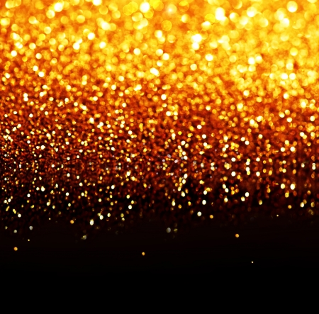 Abstract Golden Christmas and New Year background