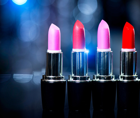 Fashion Colorful Lipsticks  Professional Makeup and Beautyの写真素材
