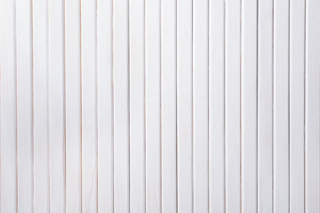White wooden background. Planks of painted woodの写真素材