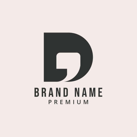 MODERN LETTER J QUOTE LOGO VECTOR TEMPLATE SUITABLE FOR MESSAGE, CHAT, TALK APP OR TECHNOLOGY LITERACY PRODUCTのイラスト素材