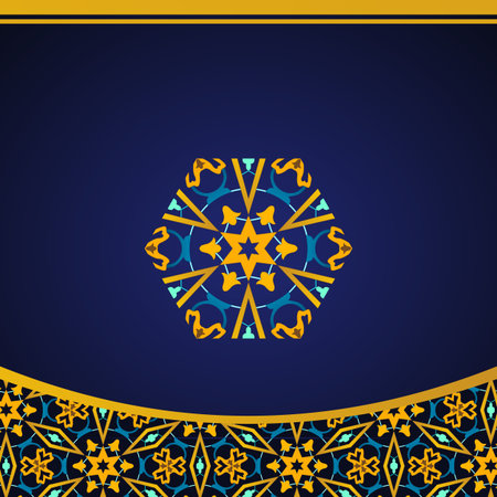 Vector ornamental eastern pattern. Vintage oriental ornament of mandalas. Template for carpet,...
