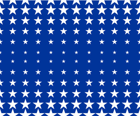 Simple star shape seamless pattern. Vector geometric starlight background. Dotted classic ornament.のイラスト素材