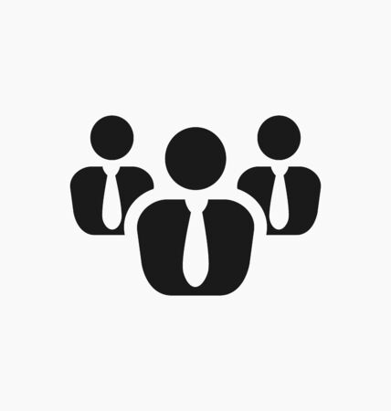Group icon. Business team symbol.のイラスト素材