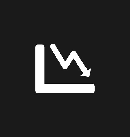 Chart icon bar symbol for web site design, , app, UI. Vector illustration.のイラスト素材