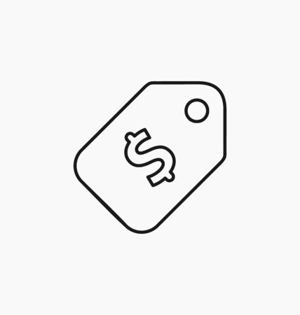 Dollar symbol. USD currency icon vector illustration.のイラスト素材