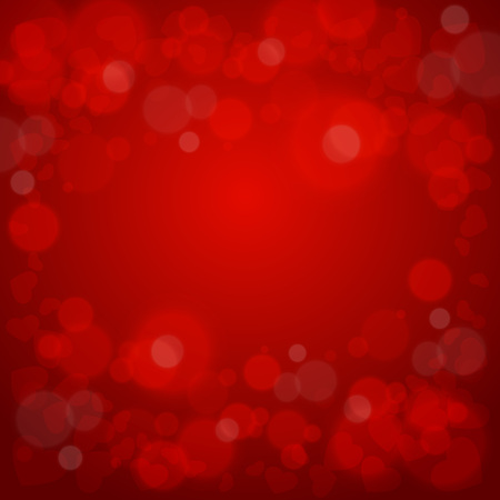 Hearts love red illustration.のイラスト素材