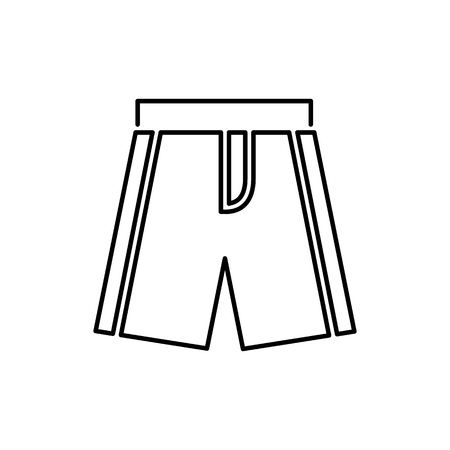 Shorts icon. Beach and vacation icon vector illustration.のイラスト素材