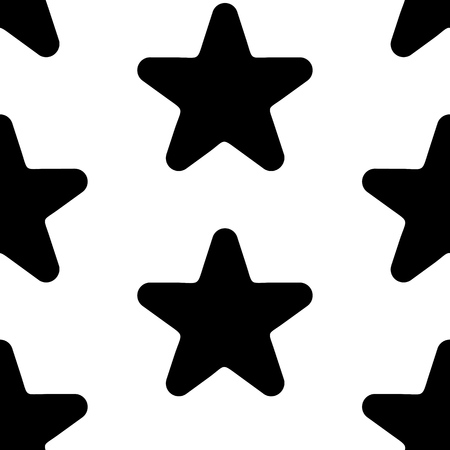 Star vector icon, rank, favorite web symbol seamless pattern.のイラスト素材