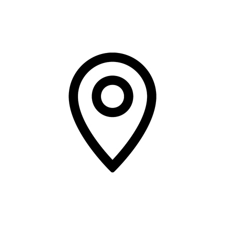 Location icon for simple flat style ui design.のイラスト素材