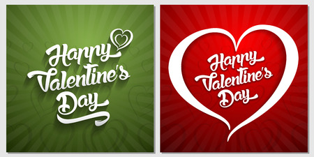 Valentine's day greeting cardのイラスト素材