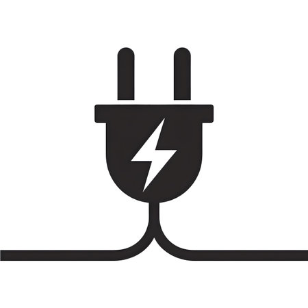 Electric plug icon in flat style. Power plug vector illustration on white isolated background....