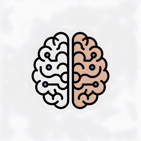 Brain icon. Vector illustration of a human brain. Brainstorming concept.