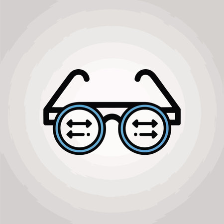 Vector contract featuring eyeglasses with horizontal arrows symbol on textured background...のイラスト素材