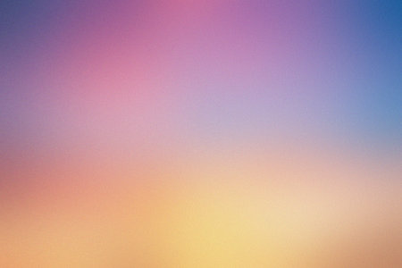 A soft gradient blends purple pink orange and blue tones with a subtle texture. Clear details and...の写真素材