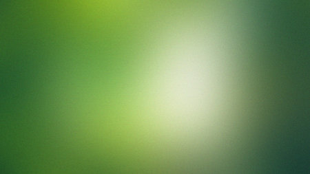 A vibrant green gradient background with soft light and a subtle grainy texture. Clear details an...