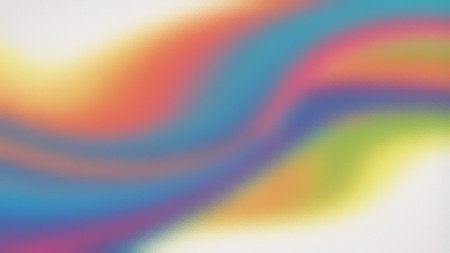 Soft rainbow gradient waves with a frosted glass texture and smooth motion. Clear details and vib...の写真素材