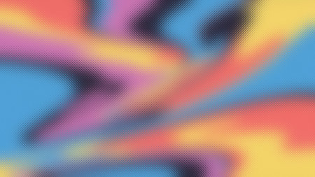 Frosted glass texture with an abstract mix of blue, pink, yellow, and orange colors.