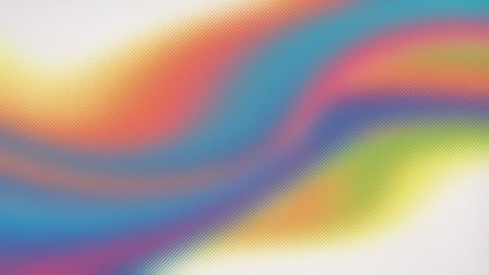 A soft abstract background with pastel swirling colors and white edges through frosted glass.
