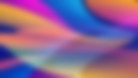 Abstract frosted glass texture with soft, blurry pink, blue, yellow, and orange color blends.