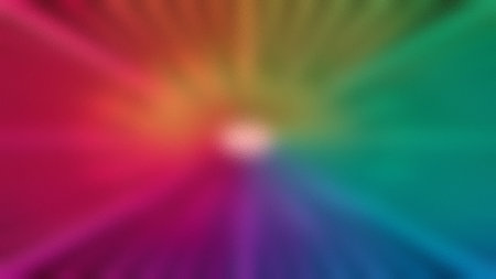 Radial burst of rainbow colors with a frosted glass texture and soft focus. Clear details and vib...の写真素材