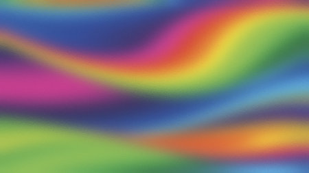 A blurred abstract rainbow gradient swirl with a frosted glass texture background. Clear details ...