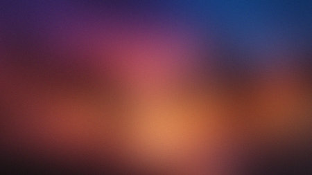 Blurred gradient background with purple pink and orange hues. Clear details and vibrant colors en...の写真素材