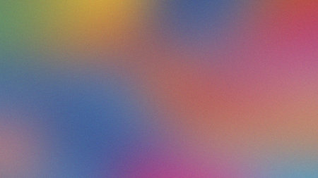 A soft, blurred gradient background with hues of yellow, blue, pink, and green. Clear details and...の写真素材