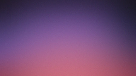 A soft gradient transitions from purple to rose pink in a hazy sky. Clear details and vibrant col...の写真素材