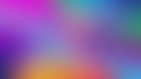 Soft gradient background with pink, purple, blue, green, and orange hues. Clear details and vibra...の写真素材