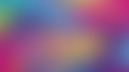 Soft pastel gradient background with a fine grain texture and smooth color transitions.の写真素材