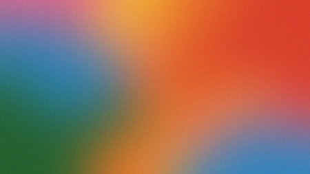 A bold color gradient with a diagonal flow and visible grain texture. Clear details and vibrant c...の写真素材