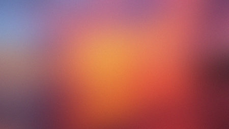 Vibrant blurred gradient background with orange and purple tones. Clear details and vibrant color...の写真素材