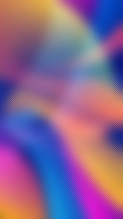 Abstract frosted glass texture with vibrant pink, blue, and yellow colors swirling.