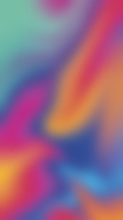 Abstract showing vibrant abstract gradient with pink orange blue and yellow swirls keywords:...