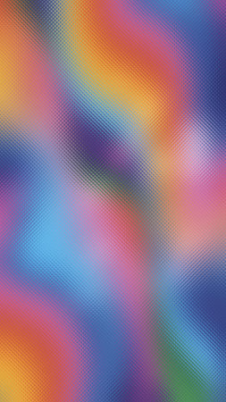Abstract showing frosted glass texture with swirling rainbow colors and light effects keywords:...