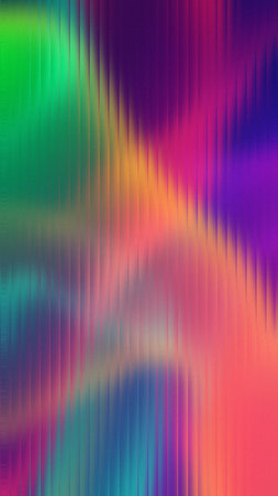 Abstract showing abstract green purple pink blue vertical lines gradient background keywords:...