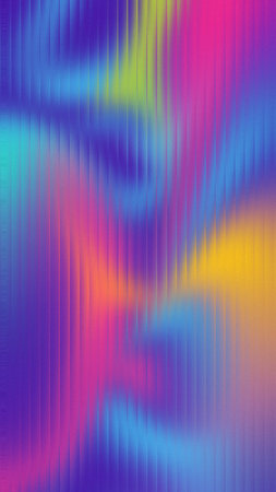 Blurred abstract gradient with turquoise and yellow on ribbed glass texture. Clear details and vi...