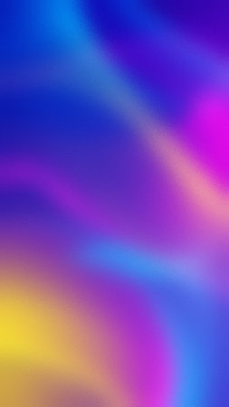 Abstract gradient of blue pink and yellow with a frosted glass texture. Clear details and vibrant...