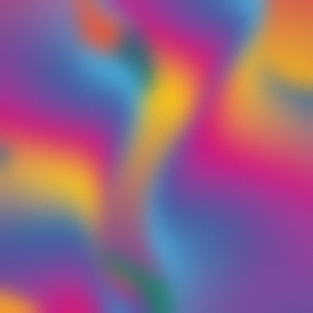 A soft, blurred background with a frosted texture displaying a vibrant gradient of colors.
