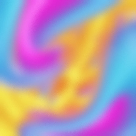 Frosted glass texture with soft, swirling abstract shapes in pink, yellow, and blue.