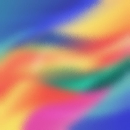 Frosted glass texture with swirling abstract blurry shapes in vibrant colors. Clear details and v...