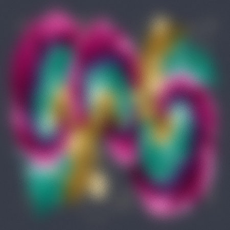 Category: showing swirling abstract pattern on frosted glass with magenta and teal tones...