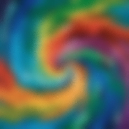 Category: showing swirling frosted glass texture with a vibrant rainbow color spectrum keywords:...の写真素材