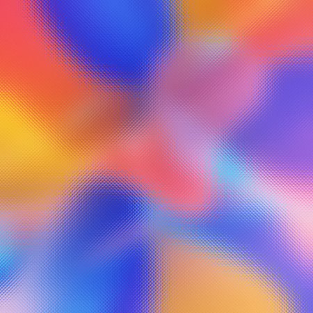 Category: showing frosted glass texture abstract blend of blue orange pink yellow colors...の写真素材