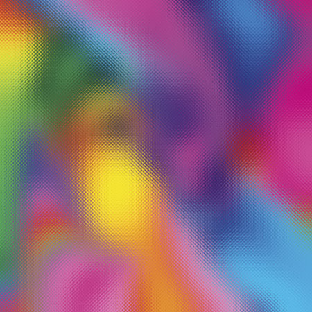 Category: showing frosted glass texture with abstract swirls of purple green yellow pink blue...の写真素材