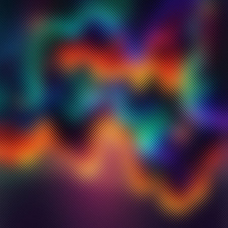 Frosted glass texture with dark moody colors and vibrant rainbow accents. Clear details and vibra...の写真素材