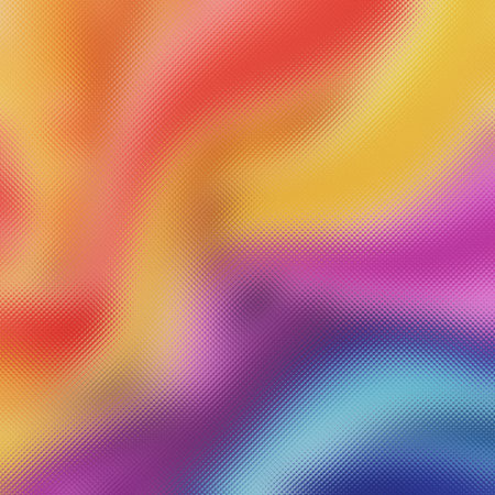 Category: showing frosted glass texture with bright abstract color gradients and swirls...の写真素材
