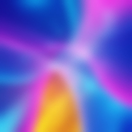 Blurry abstract shapes with a frosted glass texture in blue, purple, and yellow. Clear details an...