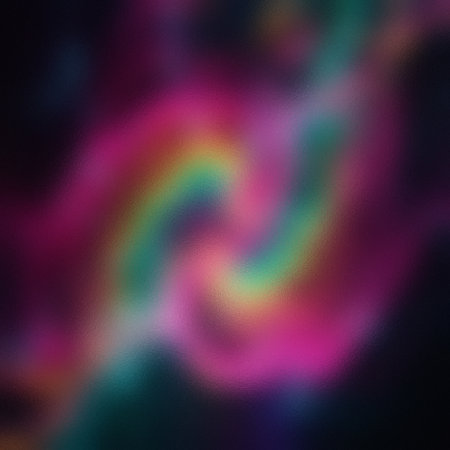 Category: showing dark frosted glass abstract with pink green and yellow swirls keywords:...の写真素材