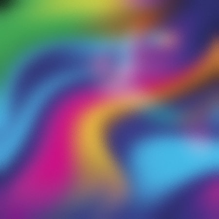 Blurred abstract color waves with a frosted glass texture, dynamic and vibrant. Clear details and...